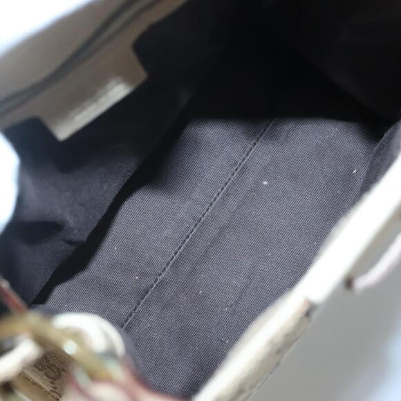 GUCCI GG Canvas Shoulder Bag Beige Gold - Picture 15 of 16